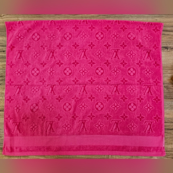 New Louis Vuitton towel pink - Picture 7 of 11
